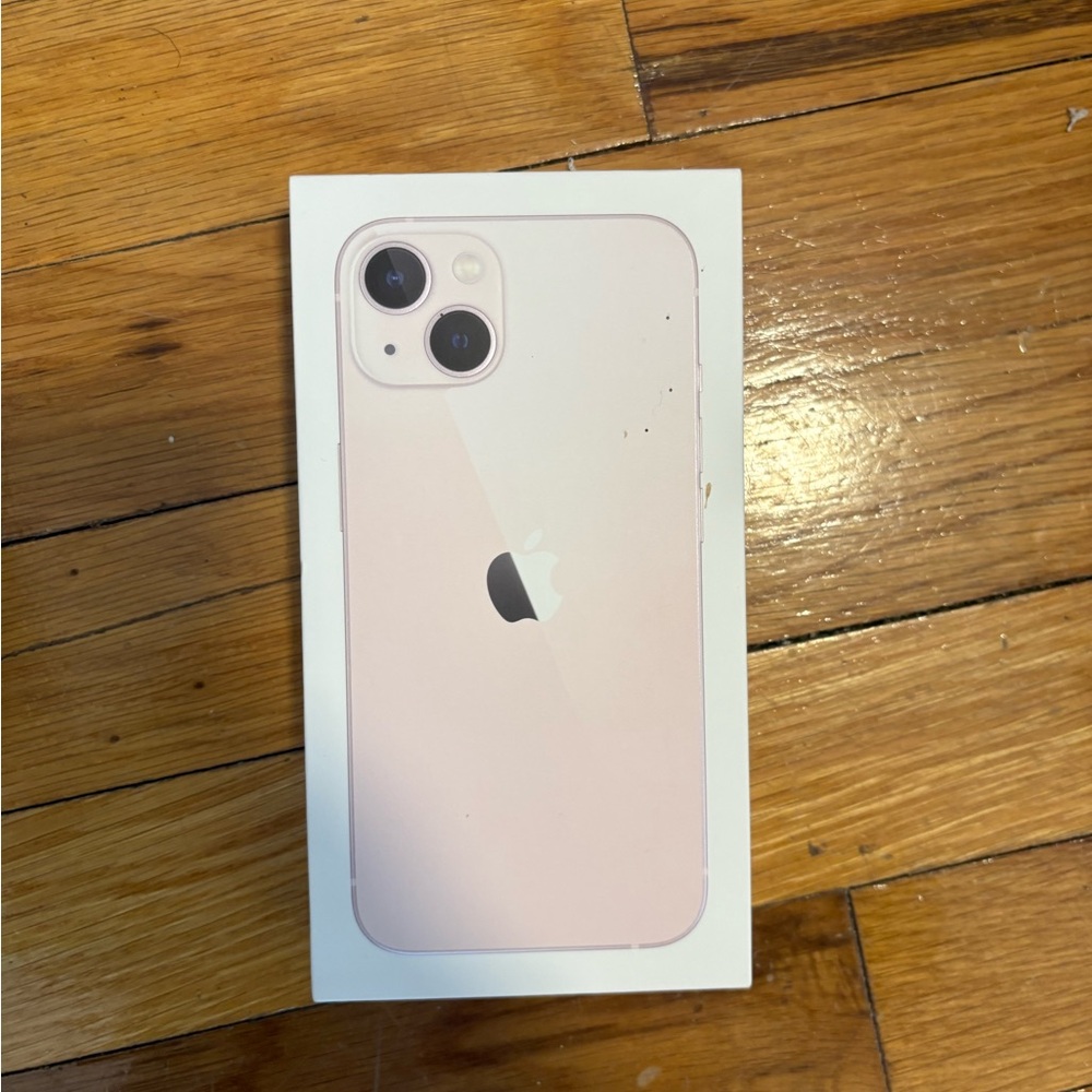 EMPTY BOX Apple iPhone 13 Pink 256GB BOX ONLY